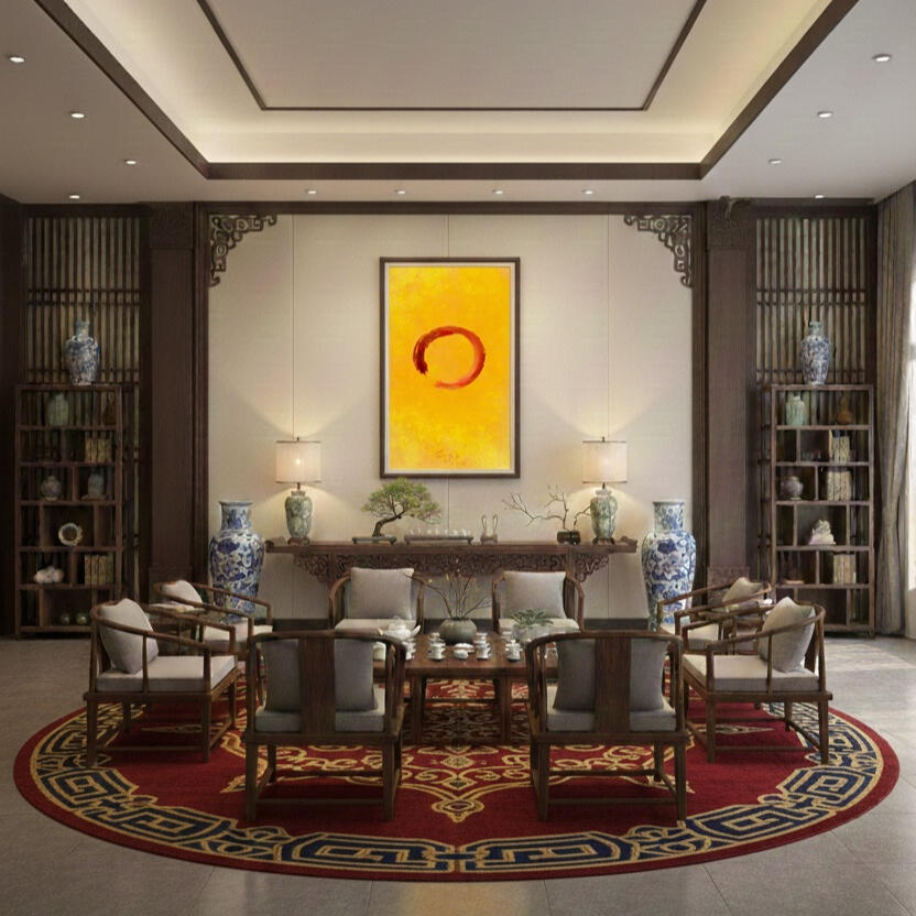 宇鳳Zeeta 禪意現代抽象畫: Abstract painting for human aura balancing, Zen style wall art for spatial harmony.